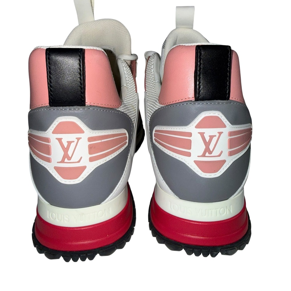 Louis Vuitton Run Away Sneaker Women's 36.5 White Pink CL1118 Made‎ in Italy - Picture 3 of 16